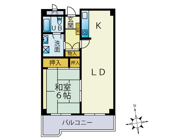 南向きの明るい間取りです。現況を優先いたします。